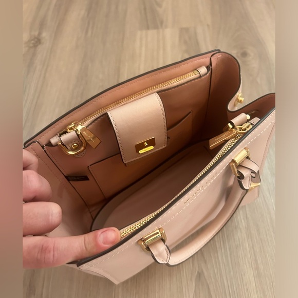 Michael Kors Medium Benning Satchel in Light Pink - Picture 6 of 10